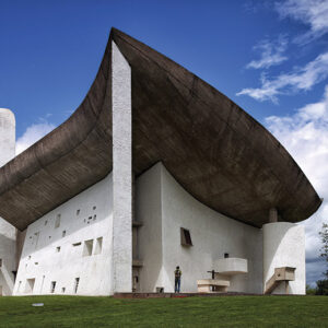 Chapelle de Notre Dame du Haut” em Ronchamp.